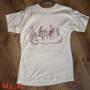 Cream Graphic T-Shirt